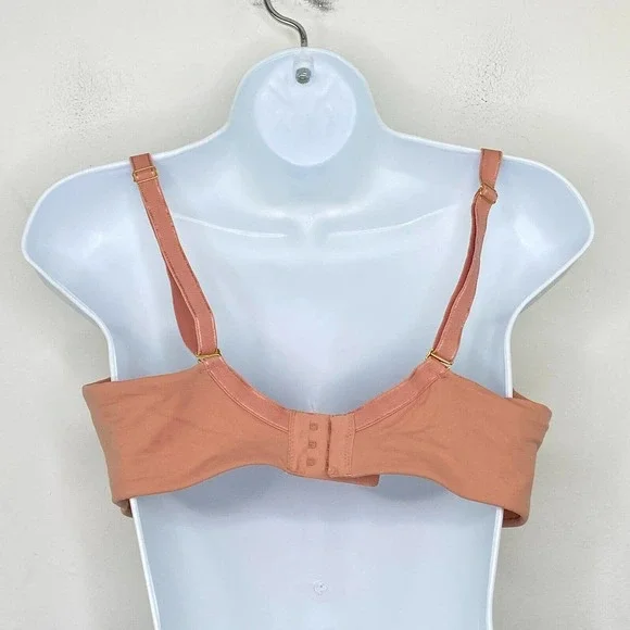 Soma 36D Bra Pink Embraceable Balconette Floral Lace Lightly Lined BG16 - Picture 4 of 4